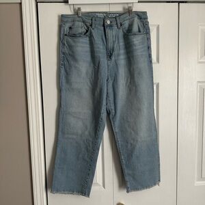 torrid Light Blue High-Rise Ankle Crop Jeans